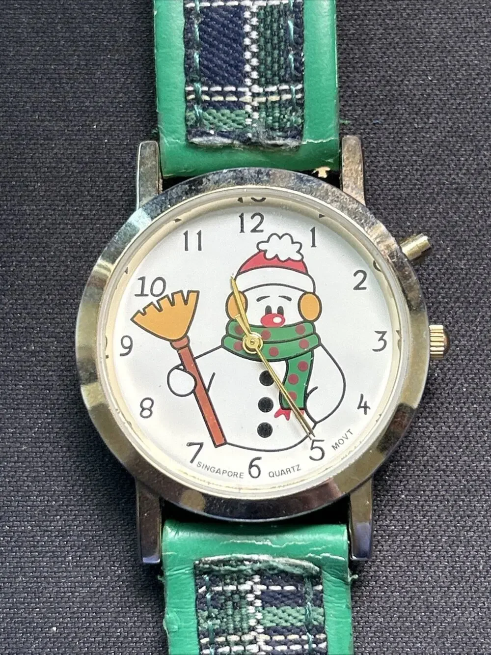 Christmas Snowman Musical Watch